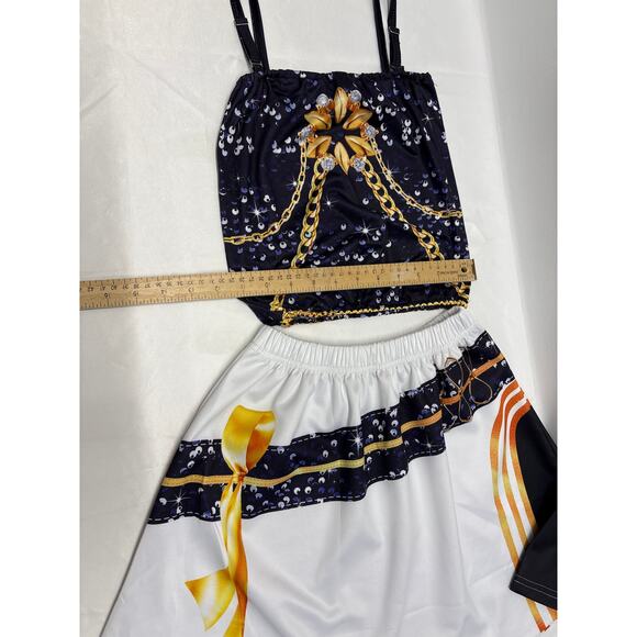 K-Pop Demon Hunters Mira stage cosplay costume size Y-Large top, jacket, skirt - Picture 6 of 11